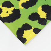 Punk-inspiriert Edgy Green Leopard Print-Piratenfl Fleecedecke (Ecke)
