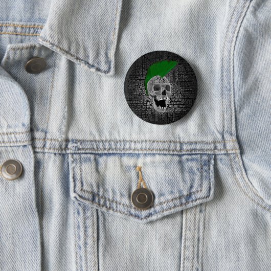 Punk ist nicht tot button (Beispiel)