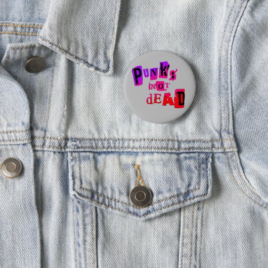 Punk ist nicht tot! button (Beispiel)