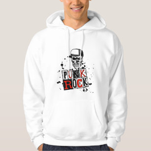 Punk ist nicht tot: Der raue Totenkopf Hoodie
