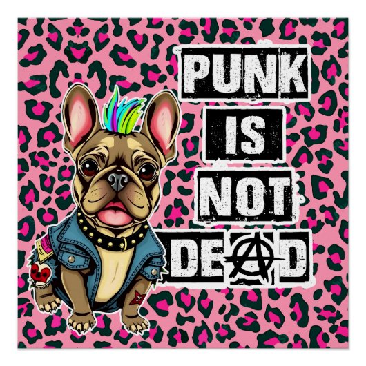 Punk ist nicht tot französische Ausgabe Poster (Vorderseite)