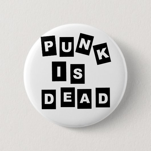 Punk ist tot button (Vorderseite)