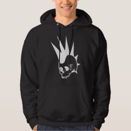 Punk-Jawless-Schädel Hoodie
