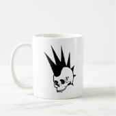 Punk-Jawless-Schädel Kaffeetasse (Links)