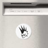 Punk-Jawless-Schädel Magnet (In Situ (Geschirrspüler))