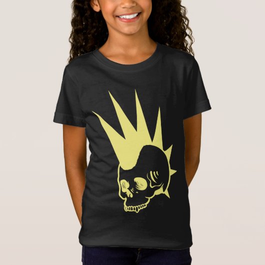 Punk-Jawless-Schädel T-Shirt (Vorderseite)