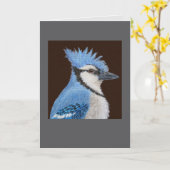 Punk-Jay-Grußkarte Karte (Gelbe Blume)