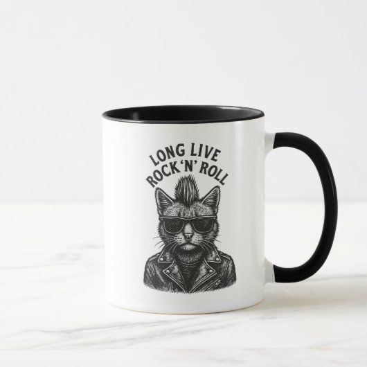 Punk Katze Tasse (Rechts)