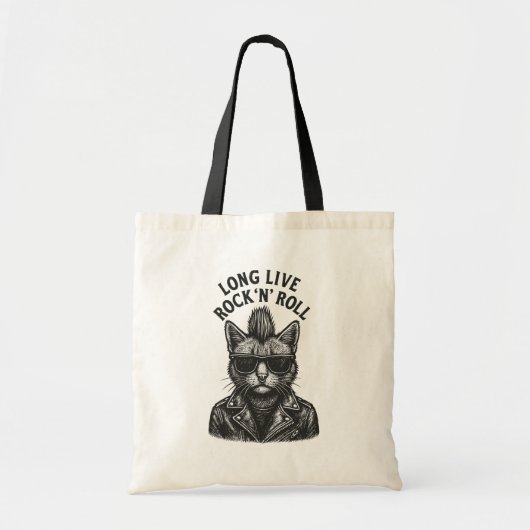 Punk Katze Tragetasche (Vorne)