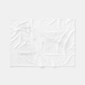 Punk Kitten Cat With Mohawk Nge Gothic Design  Fleecedecke (Vorderseite (Horizontal))