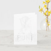 Punk Kitten Cat With Mohawk Nge Gothic Design Karte (Gelbe Blume)