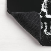 Punk Kitten Cat With Mohawk Nge Gothic Design Mousepad (Ecke)