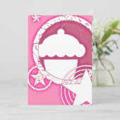 Punk-Kuchen Einladung (Stehend Vorderseite)