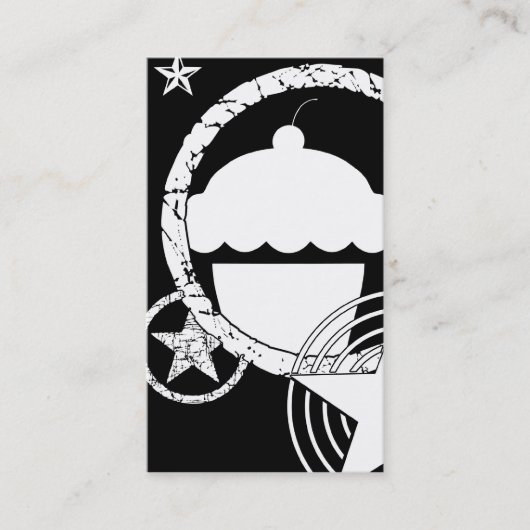 Punk-Kuchen Visitenkarte (Vorderseite)