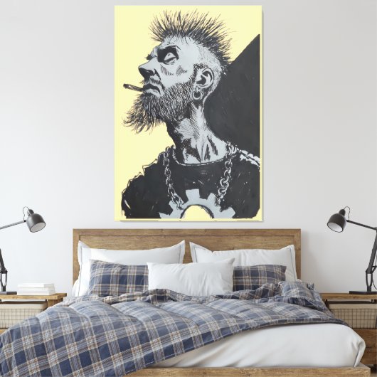 Punk  leinwanddruck (Insitu (Schlafzimmer))