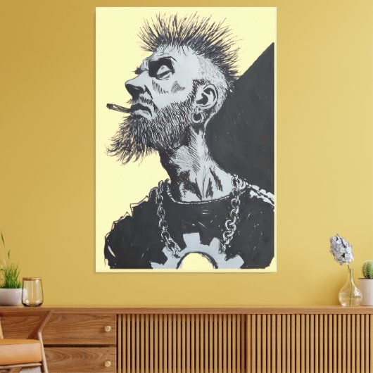 Punk  leinwanddruck (Insitu (Wohnzimmer))