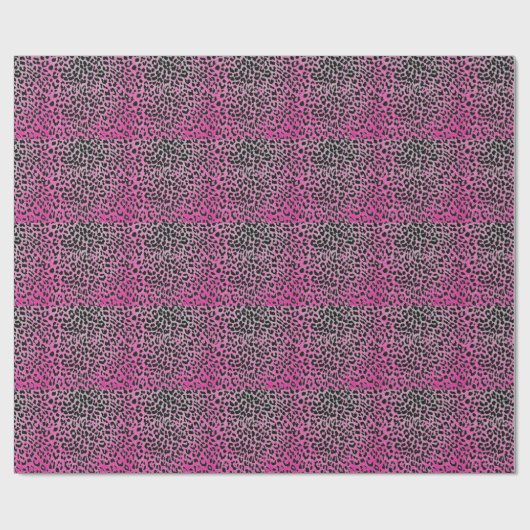 Punk-Leopard-Papier Geschenkpapier (Flach)