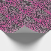 Punk-Leopard-Papier Geschenkpapier (Ecke)