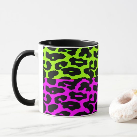 Punk Leopard Tasse (Mit Donut)