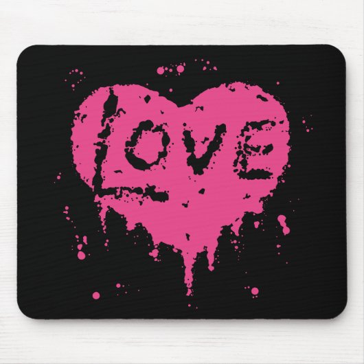 Punk-Liebe | VALENTINSTAG Mousepad (Vorne)