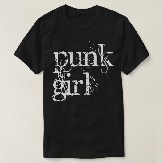 Punk-Mädchen T-Shirt (Design vorne)