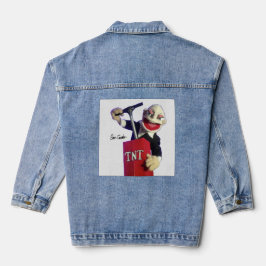 Punk-Marionette mit TNT-Auslöser Jeansjacke