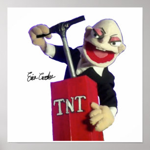 Punk-Marionette mit TNT-Zünder Poster