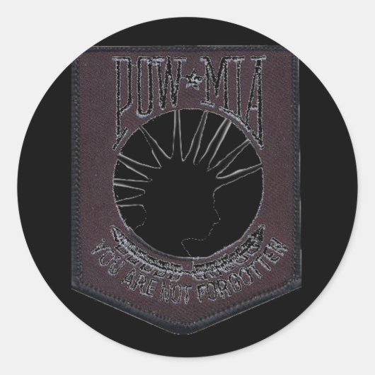 Punk-MIA-II Runder Aufkleber (Vorderseite)