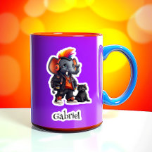 Punk mit Personalisiertem Vinyl-Sticker aus Trunk