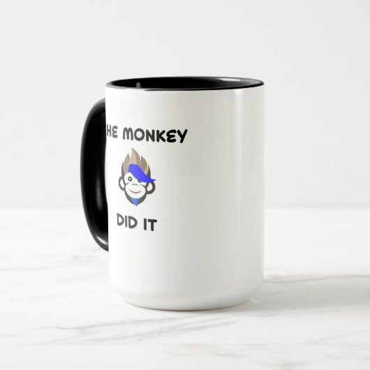 Punk Monkey Der Affe machte es Tasse (Vorderseite Links)
