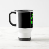 Punk-Möwe-Weihnachtskranz Reisebecher (Links)