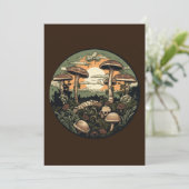 Punk Mushroom Forest Einladung (Stehend Vorderseite)