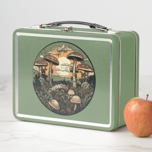 Punk Mushroom Forest Metall Brotdose (Beispiel)