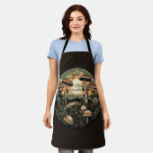 Punk Mushroom Forest Schürze (Getragen)