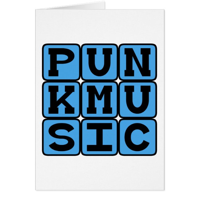 Punk Music, Music Genre (Vorne)