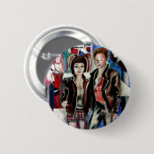 Punk-Musik-Modebild Button (Vorne & Hinten)