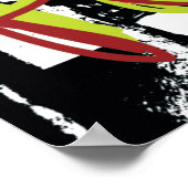 Punk-Musik-Modebild Poster (Ecke)