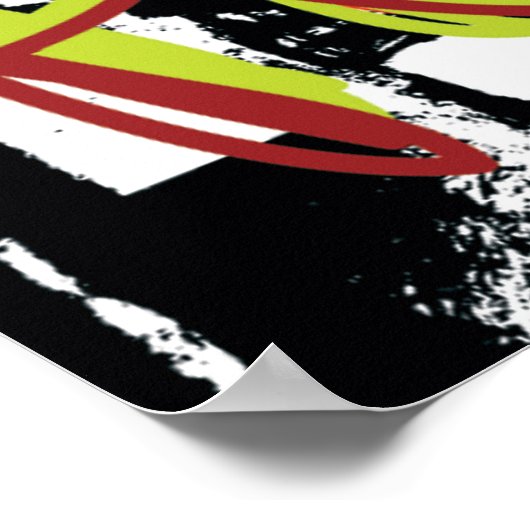 Punk-Musik-Modebild Poster (Ecke)