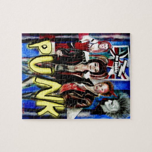Punk-Musik-Modebild Puzzle (Horizontal)