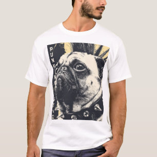 Punk Nicht Tot Bulldogge – Rock Hund Kunst T-Shirt