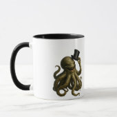 Punk octopus tipping dapper steampunk octopus tipp tasse (Links)