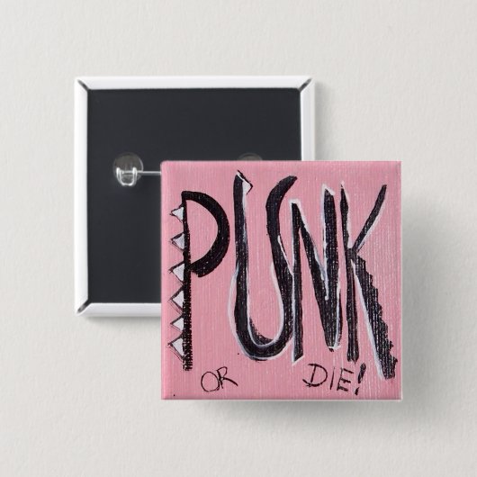 Punk oder die! button (Vorne & Hinten)