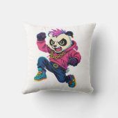 Punk Panda Power Kissen (Rückseite)