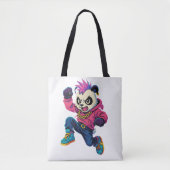Punk Panda Power Tasche (Vorderseite)