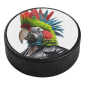 Punk Parrot Eishockey Puck (3/4)