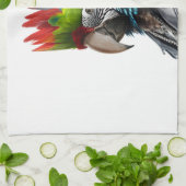 Punk Parrot Geschirrtuch (Gefaltet)