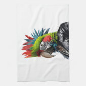 Punk Parrot Geschirrtuch (Vertikal)