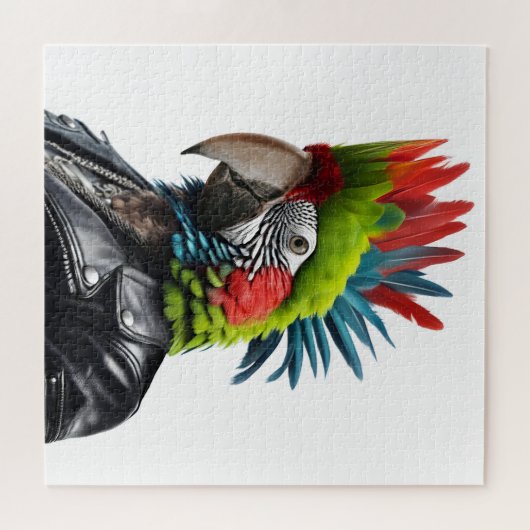 Punk Parrot Puzzle (Horizontal)