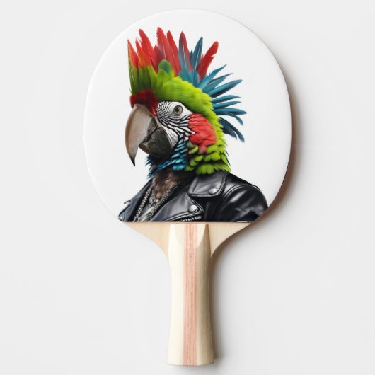 Punk Parrot Tischtennis Schläger (Vorderseite)