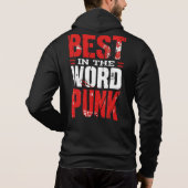 Punk Perfektion: Das höchste Design schwarz schrei Hoodie (Rückseite)
